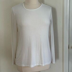 Classic Ecru Long Sleeve Top size 16 (Chicos size 3)